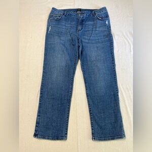 Lee Straight Leg Blue Jeans 18W
